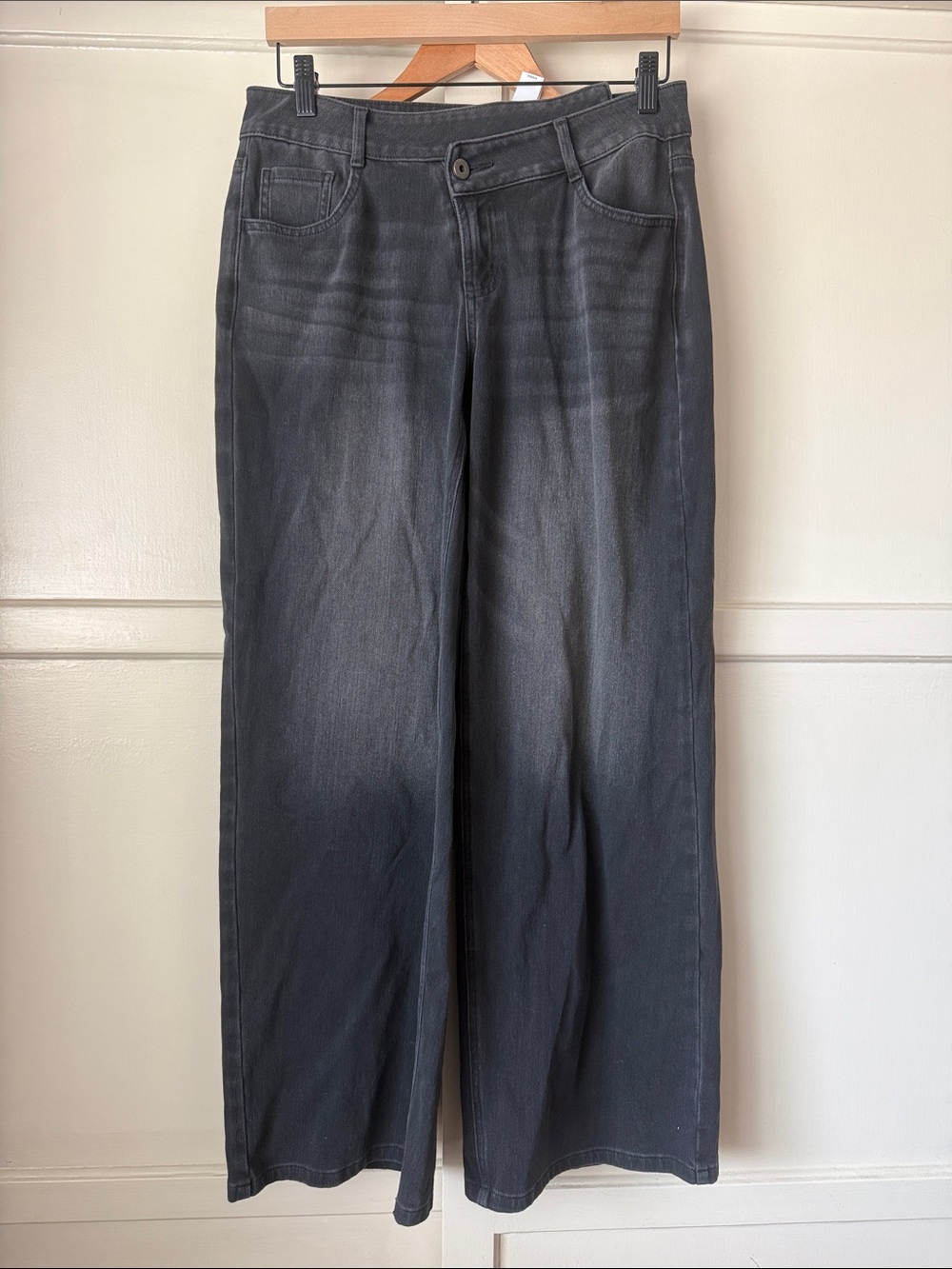 HALARA Black Wide-Leg Women's Jeans size small